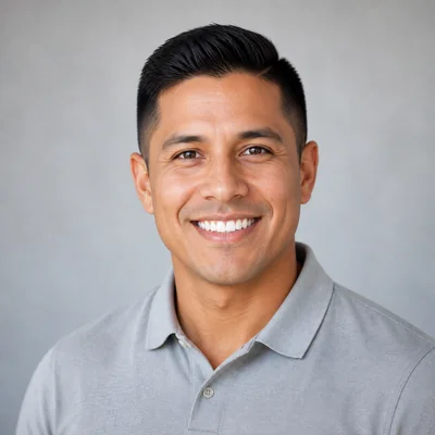 Headshot of Carlos Mendoza, Sales Manager at Liberty Exteriors in Dallas, Texas.